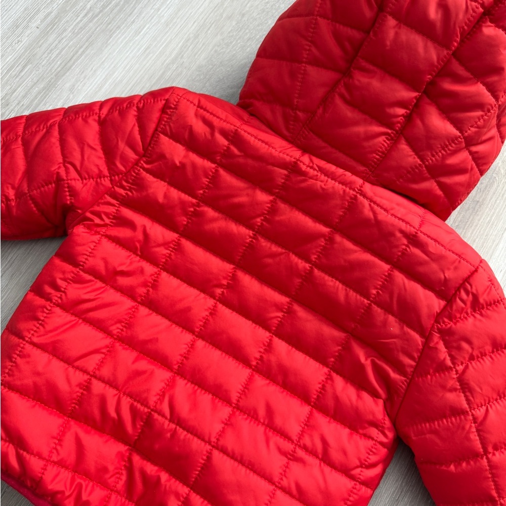 Cat & Jack Red Puffer Toddler/Infant Jacket size 12m - Picture 3 of 3